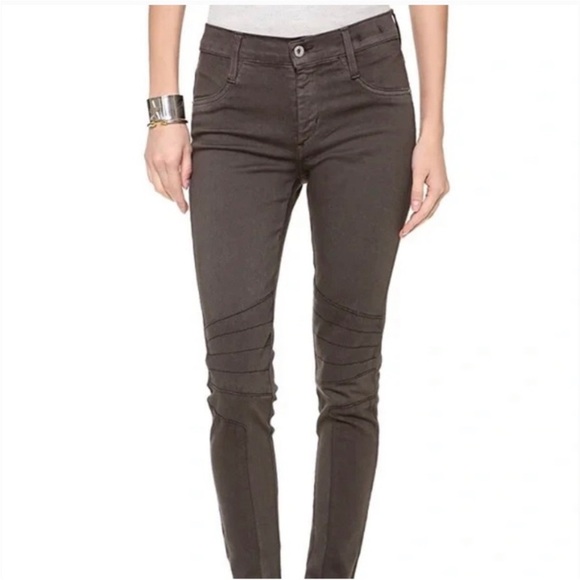 James Jeans Denim - James Jeans Emilia Skinny Jeans Size 27/6 Dorado Gray Biker Moto